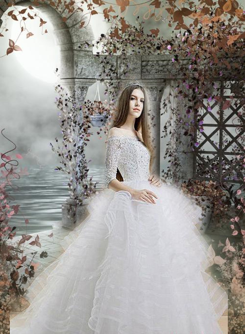 婚纱合成_动漫婚纱情侣头像